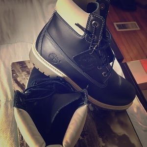 Kids Blue Timberlands